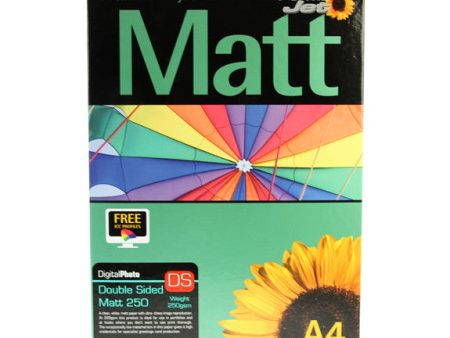 A4 PermaJet Digital Photo Paper Double-Sided Matt - 250gsm - 100pk Discount