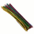 Tinsel Pipe Cleaners 40 Pack Fashion