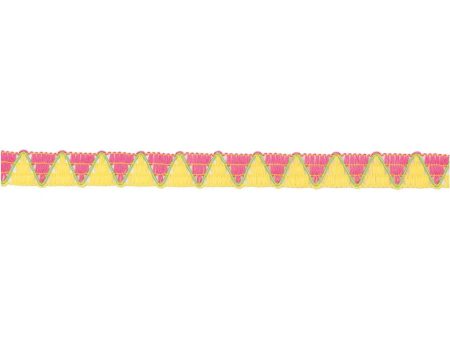 Rico - Ribbon Spikes Yellow   Pink Online Hot Sale