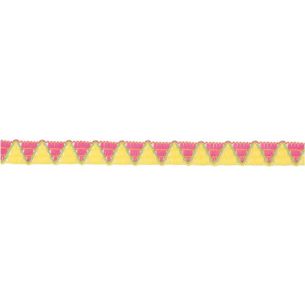 Rico - Ribbon Spikes Yellow   Pink Online Hot Sale