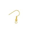 Rico Earring Hook Gold 17mm Asst 2 on Sale