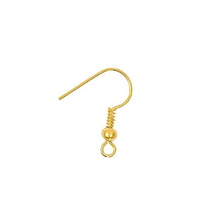 Rico Earring Hook Gold 17mm Asst 2 on Sale