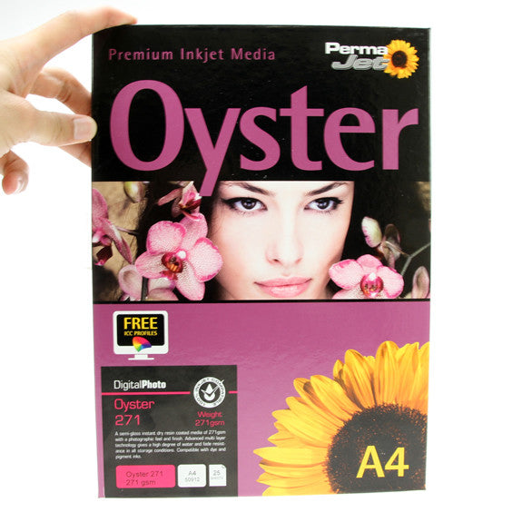 A4 PermaJet Digital Photo Paper 271 Oyster - 271gsm - 25pk Online now