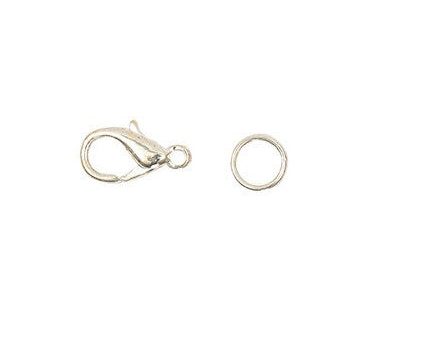 Rico Spring Catch W. 2 Ring Silver 10mm Asst 2 on Sale