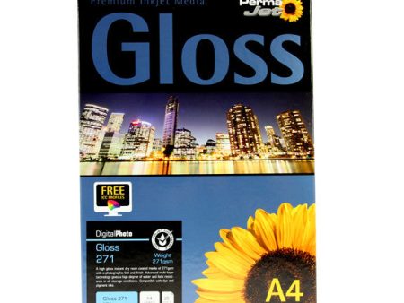 A4 PermaJet Digital Photo Paper 271 Gloss - 271gsm - 25pk Sale