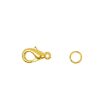 Rico Spring Catch With 2 Ring Gold 10mm Asst 2 Cheap