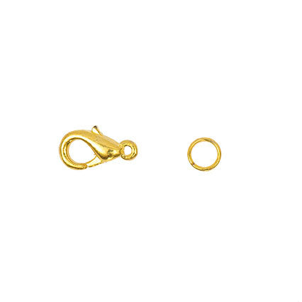 Rico Spring Catch With 2 Ring Gold 10mm Asst 2 Cheap