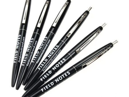 FIELD NOTES Clic Pen 6-Pack Black For Cheap