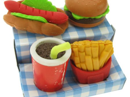 Fast Food Erasers Fashion