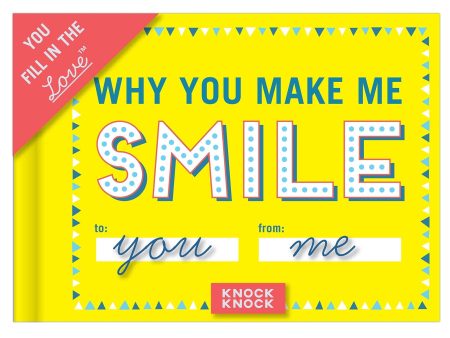 Why You Make Me Smile Fill in the Love Journal Online Hot Sale