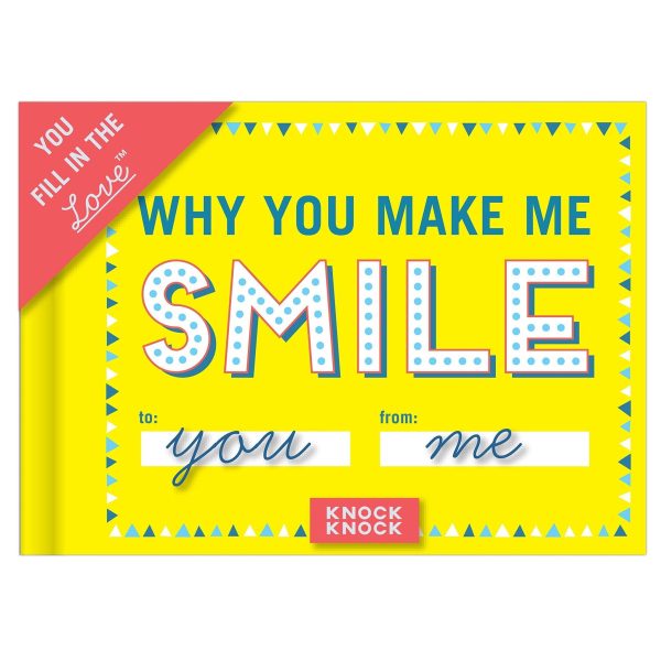 Why You Make Me Smile Fill in the Love Journal Online Hot Sale