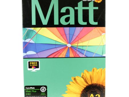 A3 PermaJet Digital Photo Paper Matt Plus - 240gsm - 50pk Supply