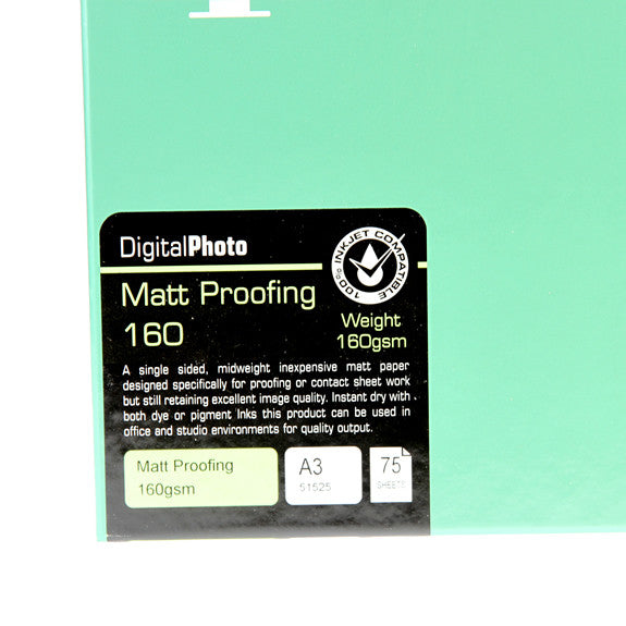 A3 PermaJet Digital Photo Paper Matt Proofing - 160gsm - 75pk Supply