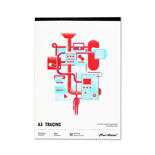 Fred Aldous Tracing Pad A3 90gsm Online now