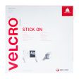 VELCRO Brand Stick On Tape Hook & Loop 20mm x 25m White Cheap