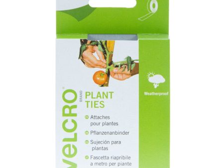 VELCRO Brand Plant Ties Tape Back to Back Hook & Loop 12mm x 5m Green Cheap