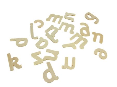 Wooden Letters Lower Case - 60pk Online Hot Sale