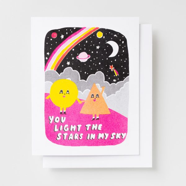 YOW- Card - You Light The Stars In My Sky For Cheap