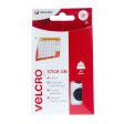 VELCRO Brand Stick On Coins Hook & Loop 16mm x 16 Sets Black Fashion