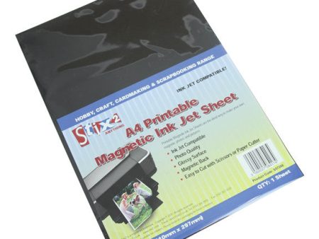 A4 Printable Magnetic Ink Jet Sheet - Pack Qty 1 Hot on Sale