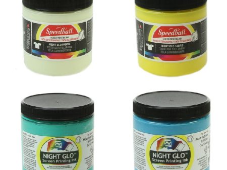 Speedball Night Glo Fabric Screen Printing Ink 236ml Sale