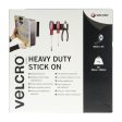 VELCRO Brand Heavy Duty Stick On Tape Hook & Loop 50mm x 5m Black Supply