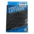 Vinyl Letters & Numbers Set - Gothic Black For Cheap