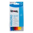 VELCRO Brand Cable Manager Ties Back to Back Hook & Loop 12mm x 20cm x 5 Multi Sale