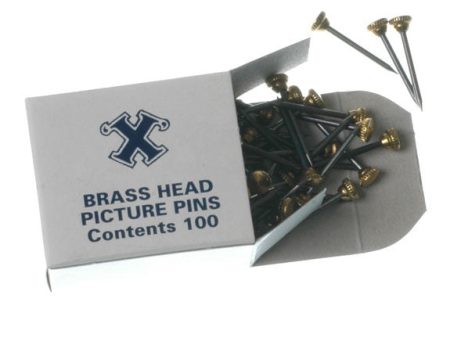 X Brass Head Pins 100s Hot on Sale