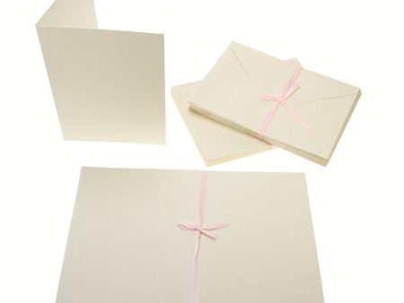 5x7 Card Blanks 300gsm 50Pk - Cream Online Sale