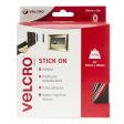 VELCRO Brand Stick On Tape Hook & Loop 20mm x 5m White Supply