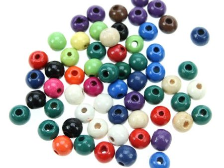 Rico - Wood Beads Multcol. 60 x 10 mm10 mm Online Sale