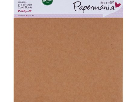 8 x 8  Cards Envelopes (6pk, 300gsm) - Recycled Kraft For Discount