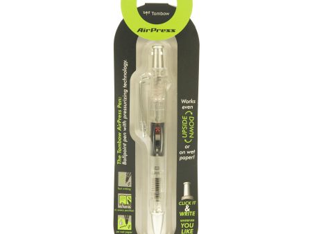 Tombow Airpress Ballpoint Pen - Transparent Metal For Discount