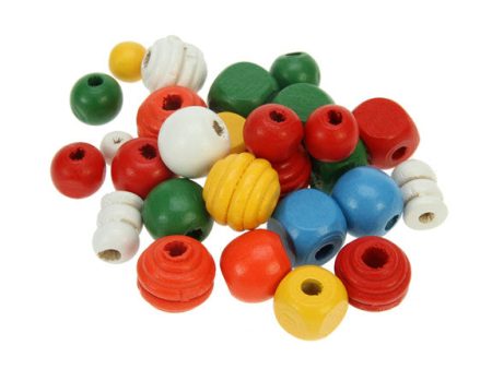 Wooden Craft Beads 6mm-15mm 200g For Sale