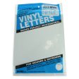 Vinyl Letters & Numbers Set - Gothic White Hot on Sale