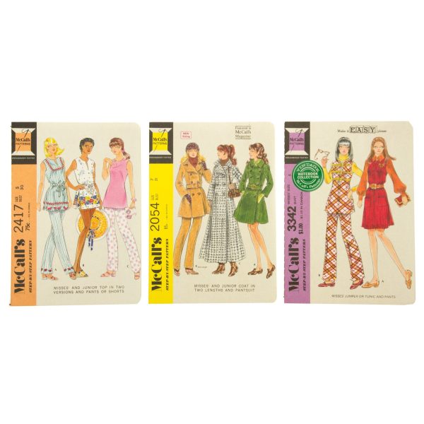 Vintage McCall s Patterns Notebook Pack Fashion