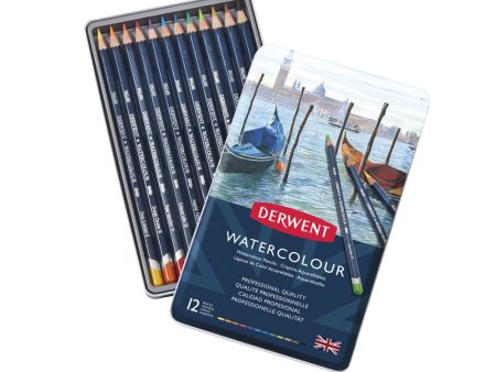 Derwent Watercolour Tin Hot on Sale