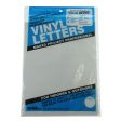 Vinyl Letters & Numbers Set - Gothic White Hot on Sale