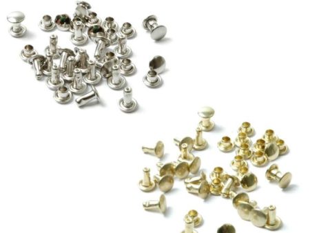 Tubular Rivets 7mm. Pack of 60. Fashion