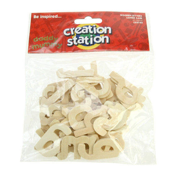 Wooden Letters Lower Case - 60pk Online Hot Sale