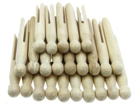 Traditional Dolly Pegs 24 Pk Online now