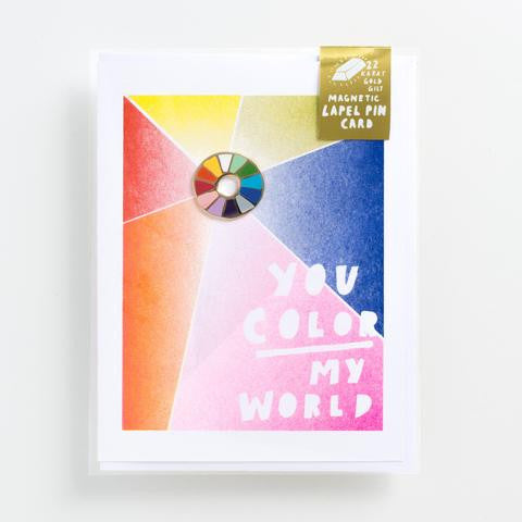 YOW- Card - You Colour My World For Discount