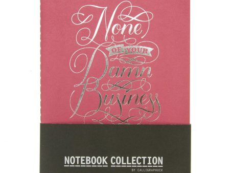 Calligraphuck Notebook Collect For Discount