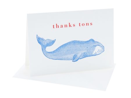 Thanks Tons Whale Card For Discount