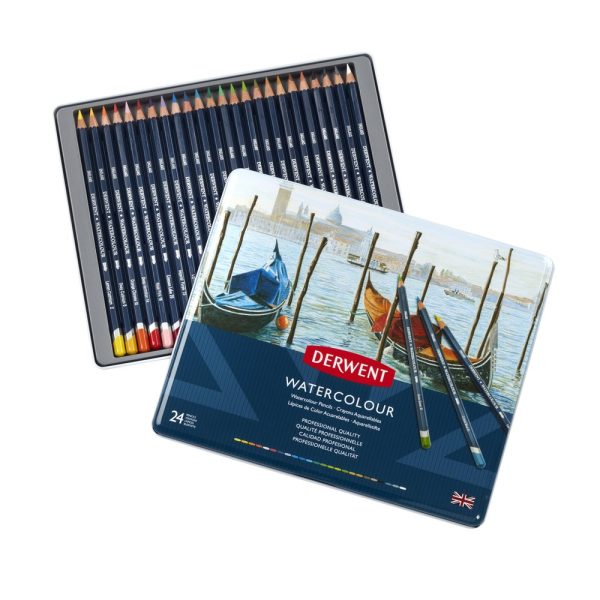 Derwent Watercolour Tin Hot on Sale