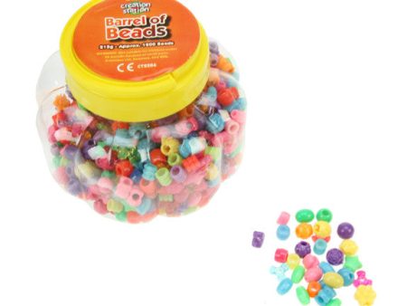 Barrel Of Assorted Beads 215g Hot on Sale