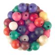 Wood Beads 10mm Round 100 Pack Supply